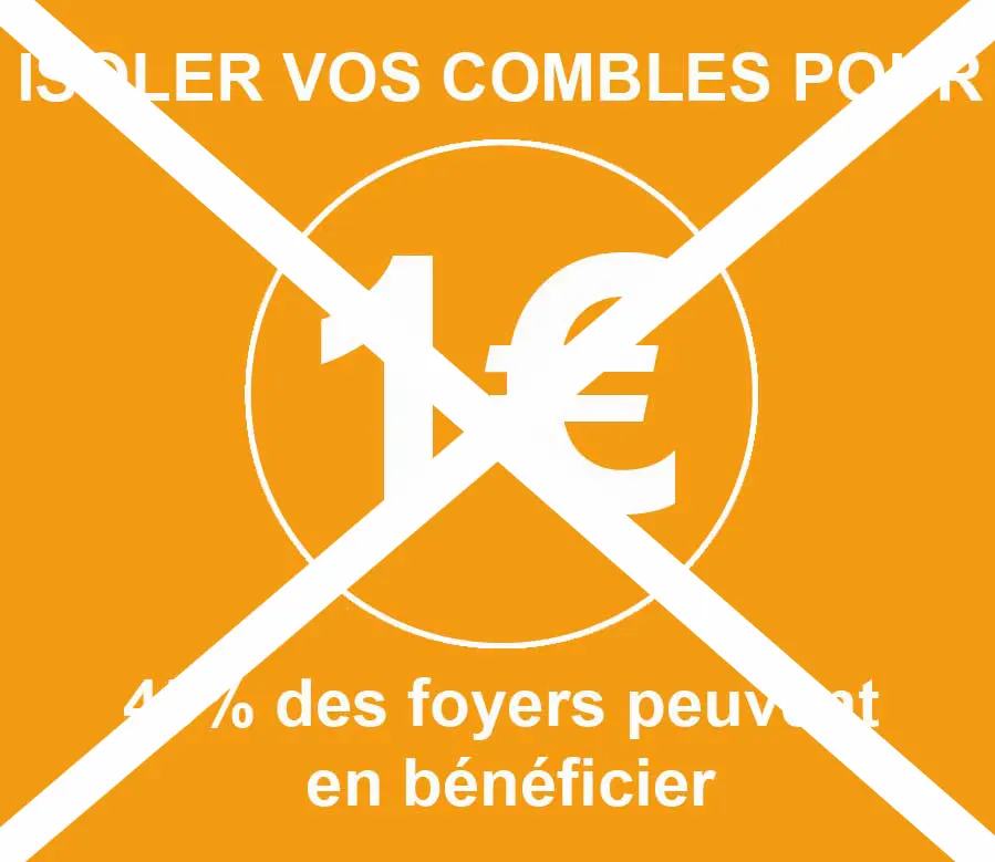 isolation des combles 1€